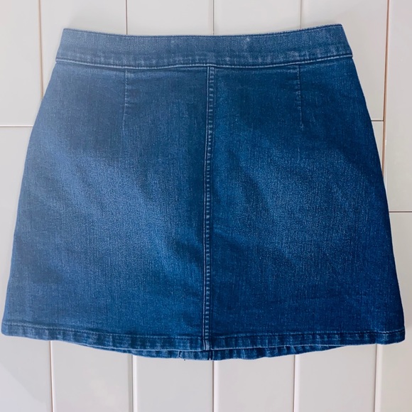 Express Jeans 00 Blue Skirt - Picture 7 of 7